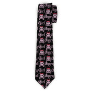 Buckle-Down Necktie - Angry Girl Black/Pink Neckties Buckle-Down