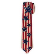 Necktie Standard - Americana Stars & Stripes Red/White/Blue/White Neckties Buckle-Down