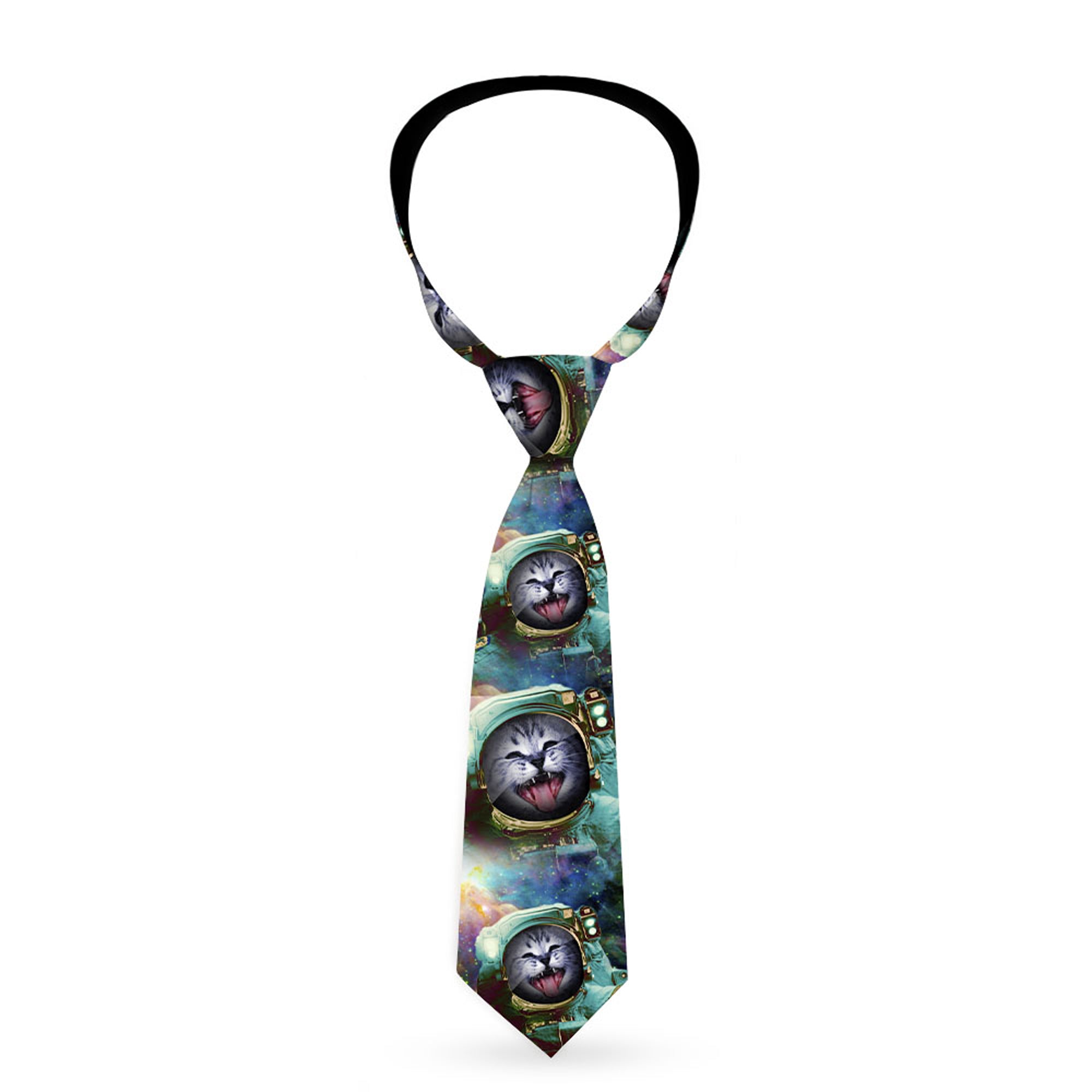 Necktie Standard - Astronaut Cat in Space Neckties Buckle-Down