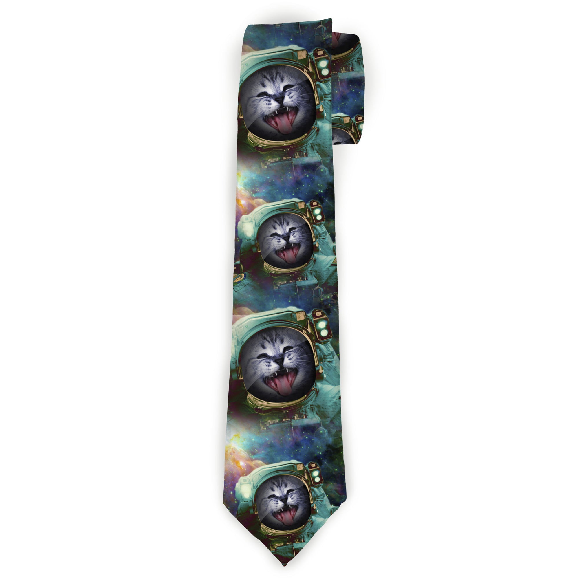 Necktie Standard - Astronaut Cat in Space Neckties Buckle-Down