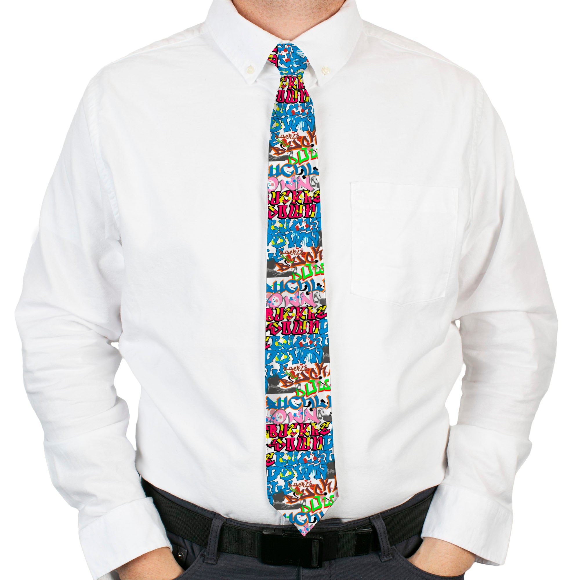 Buckle-Down Necktie - BD Tag Neckties Buckle-Down