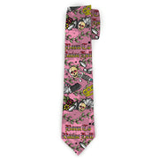 Buckle-Down Necktie - Born to Raise Hell Pink Neckties Buckle-Down