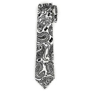 Buckle-Down Necktie - Bandana/Skulls White/Black Neckties Buckle-Down