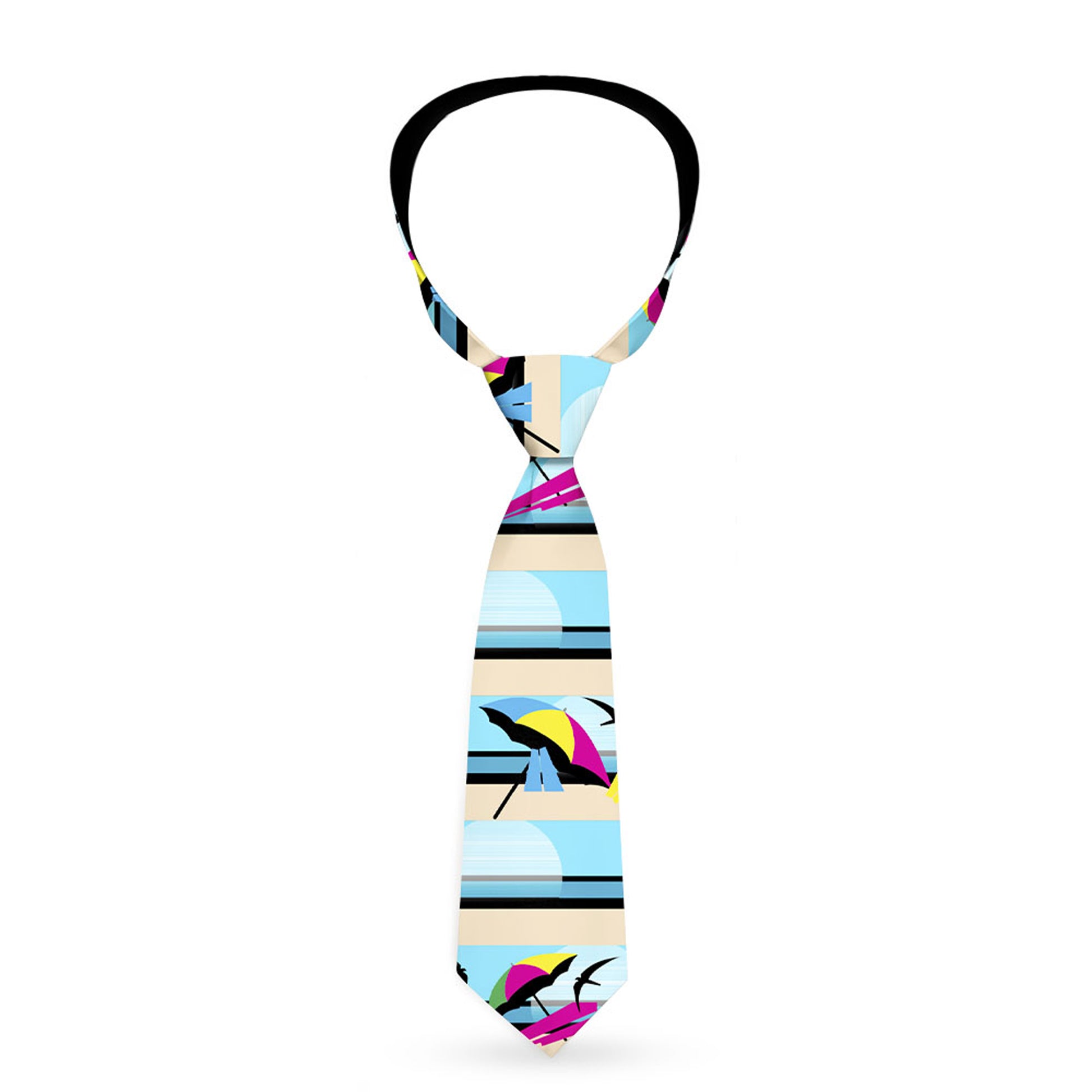Buckle-Down Necktie - Beach Scene 2 Neckties Buckle-Down
