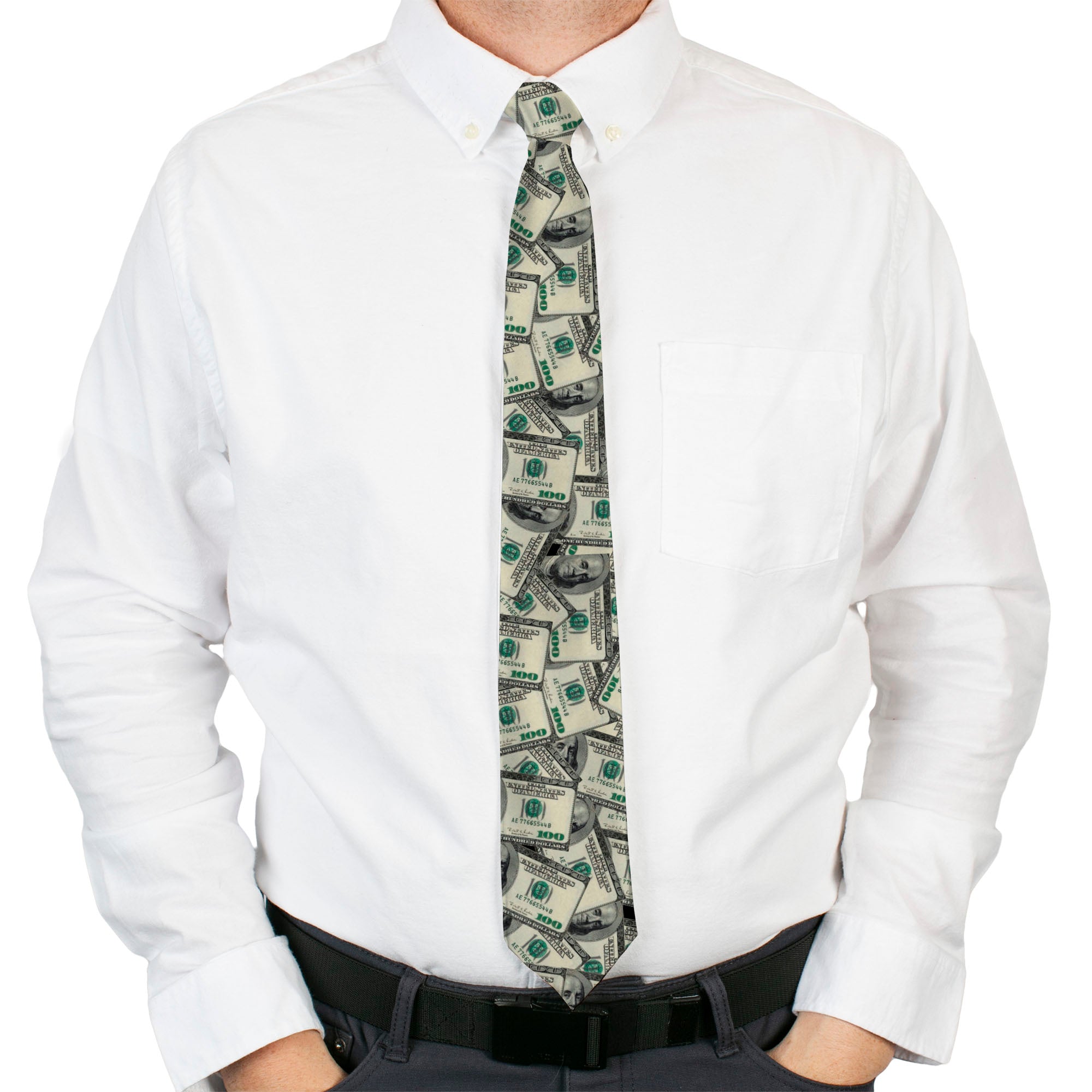 Buckle-Down Necktie - Benjamins Neckties Buckle-Down