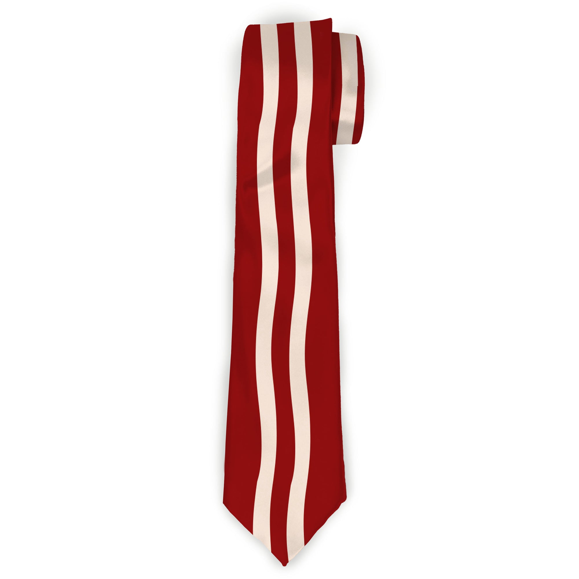 Buckle-Down Necktie - Bacon Stripe Neckties Buckle-Down