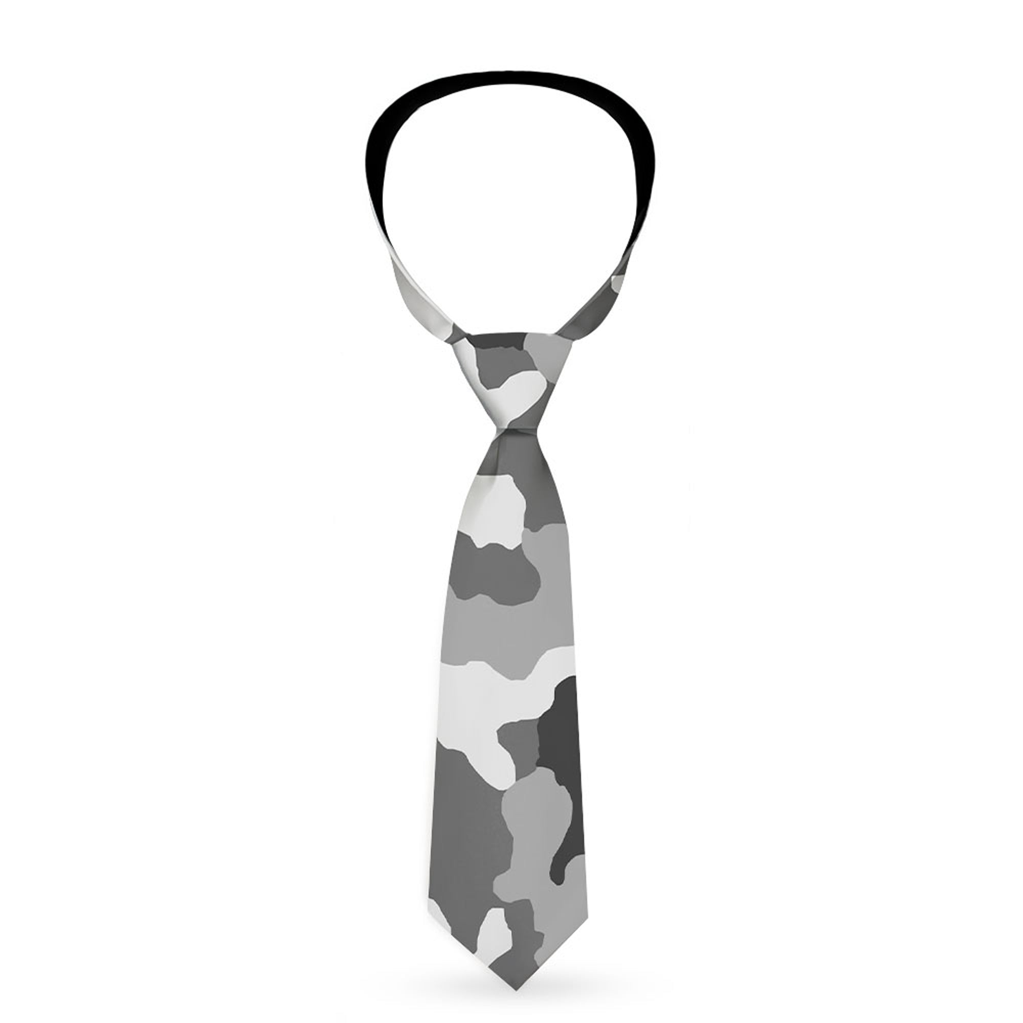 Buckle-Down Necktie - Camo White Neckties Buckle-Down