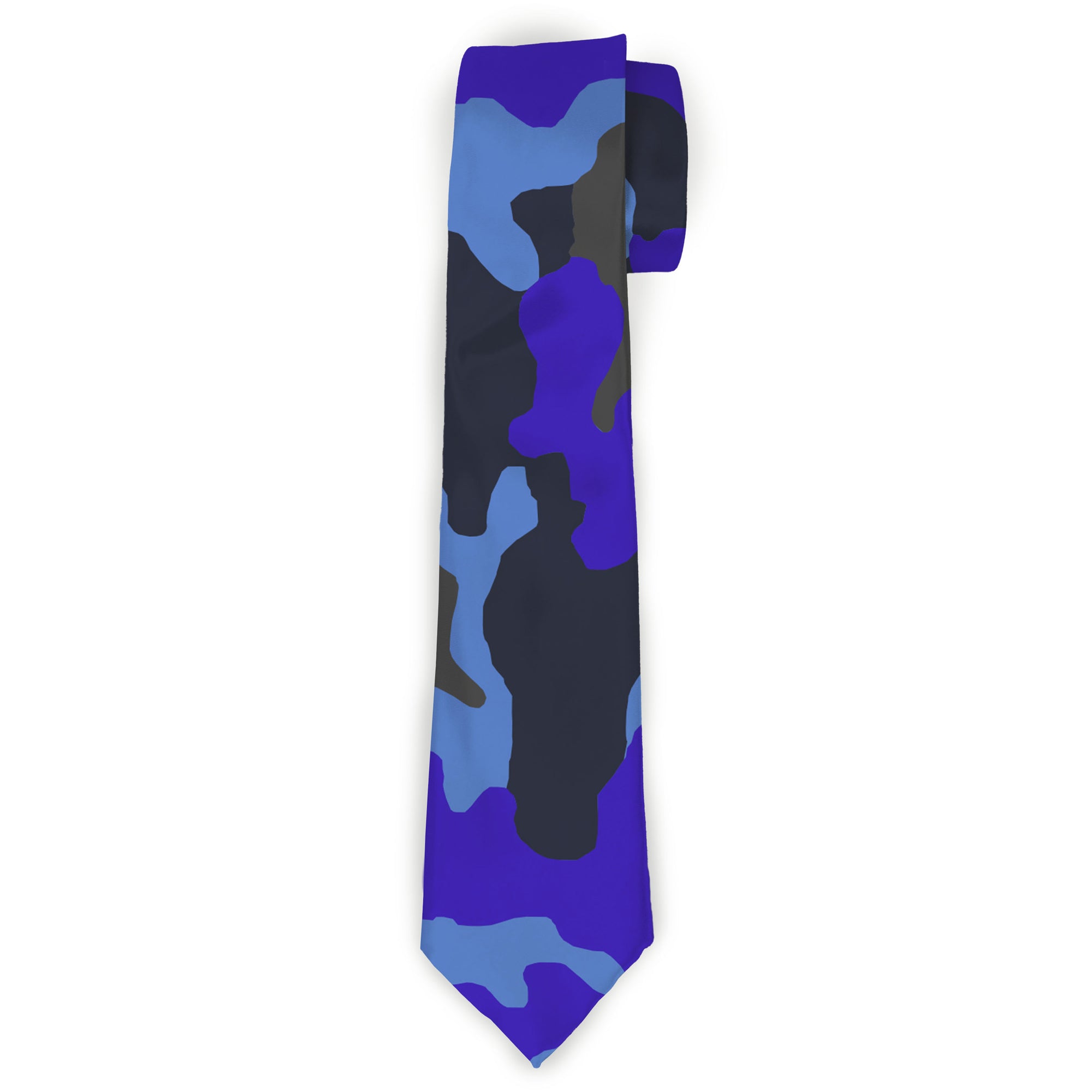 Buckle-Down Necktie - Camo Blue Neckties Buckle-Down