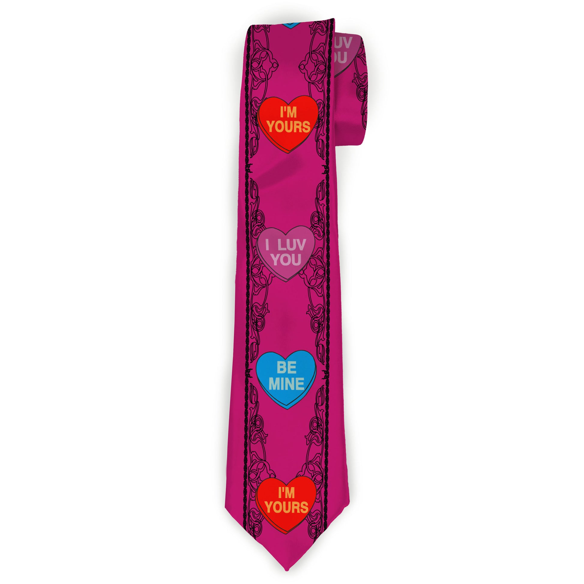 Buckle-Down Necktie - Candy Hearts Neckties Buckle-Down