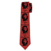 Buckle-Down Necktie - Che Red/Black Neckties Buckle-Down