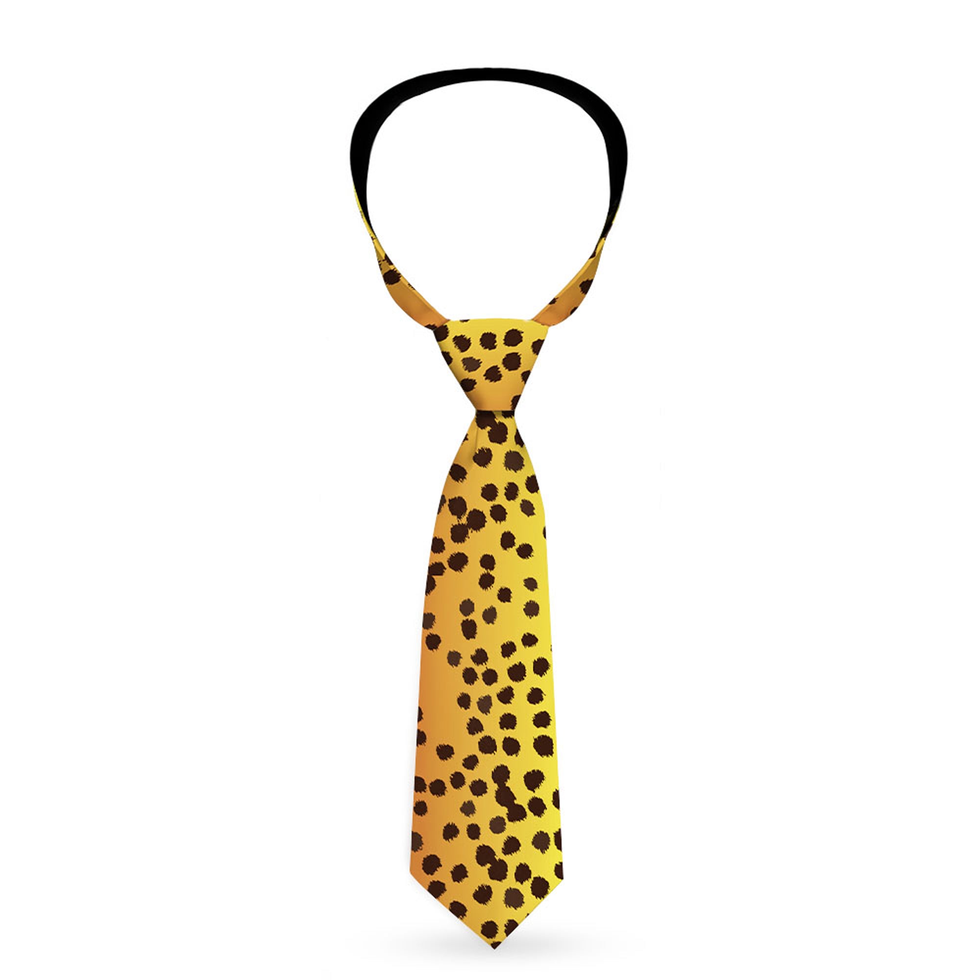 Buckle-Down Necktie - Cheetah Neckties Buckle-Down