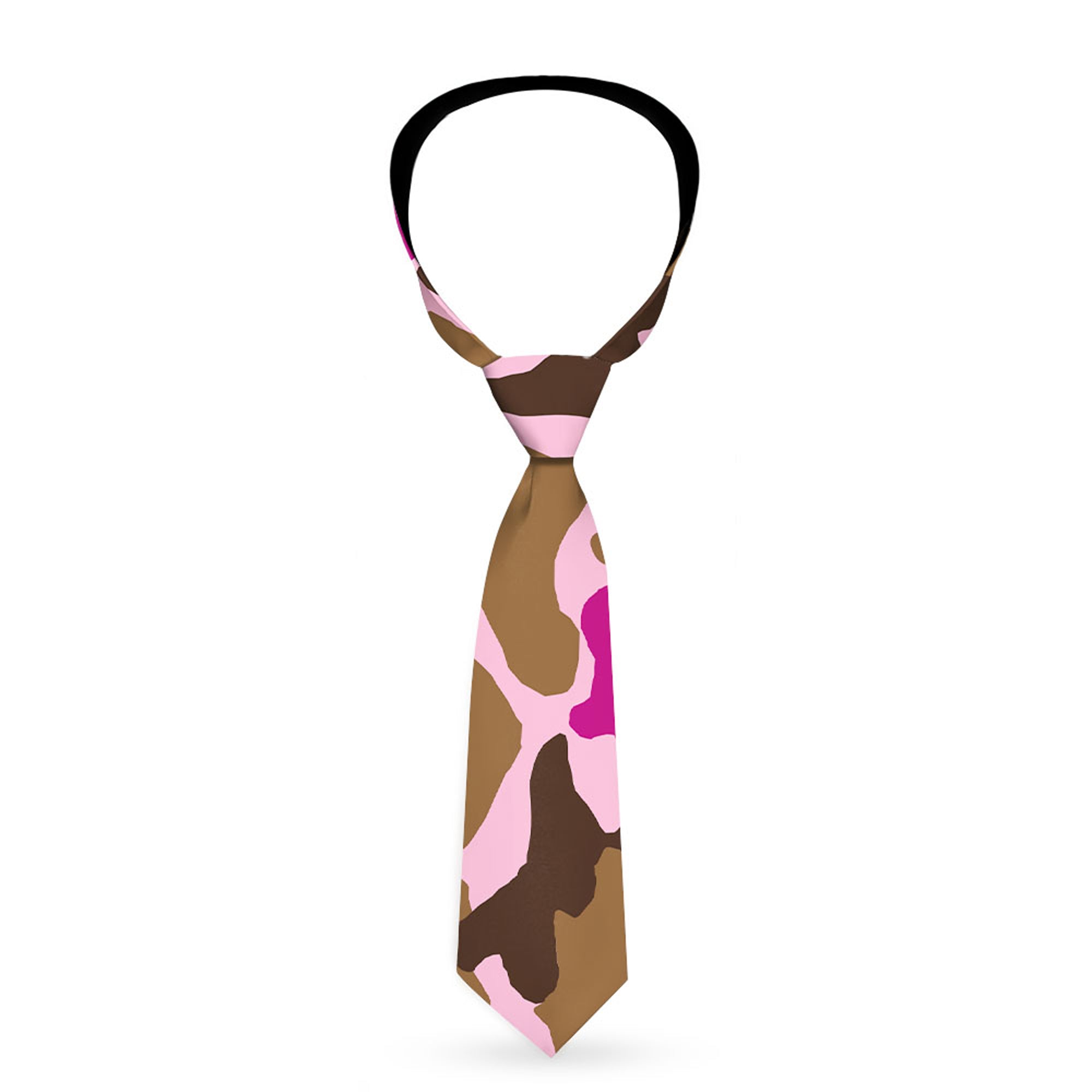 Buckle-Down Necktie - Camo Pink Neckties Buckle-Down