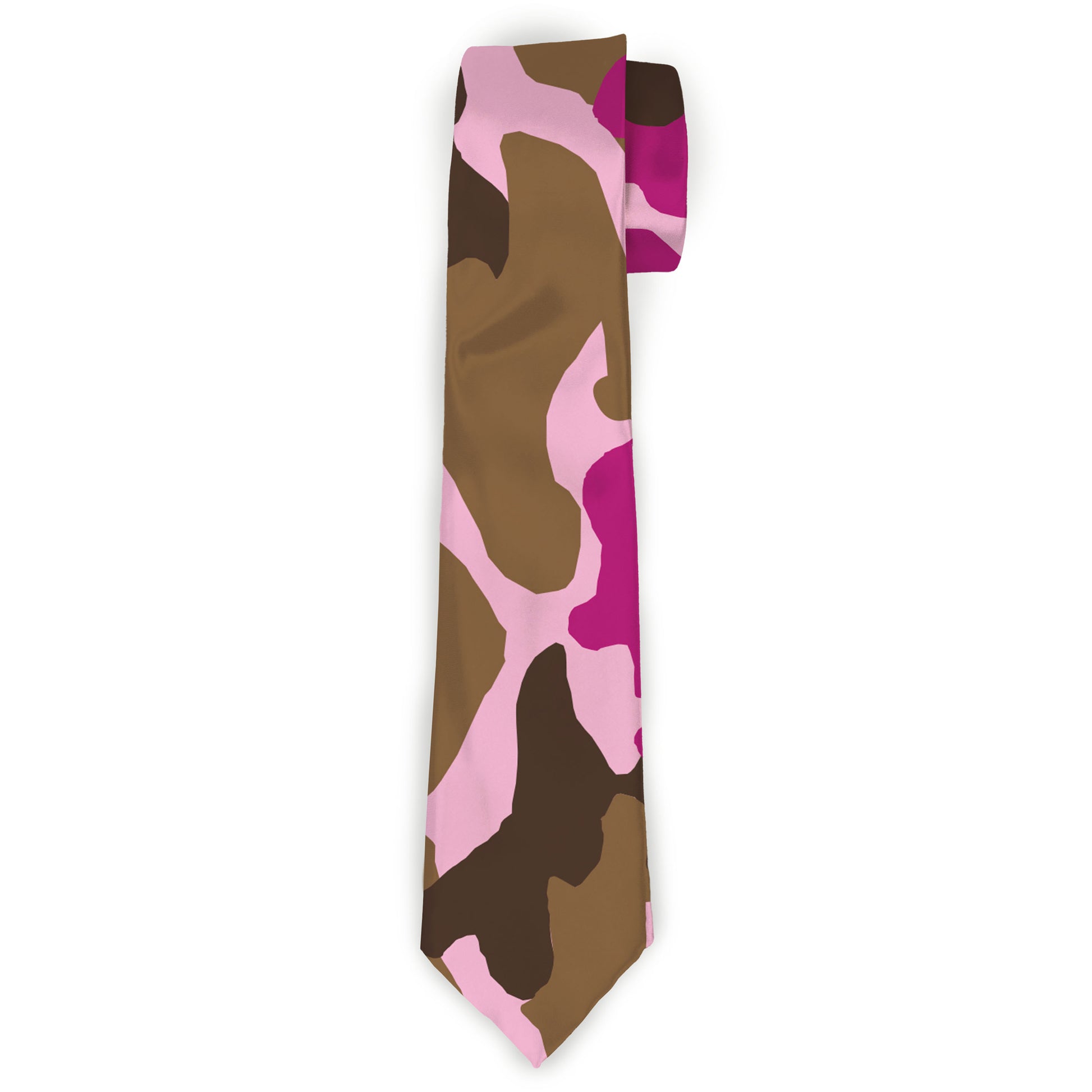 Buckle-Down Necktie - Camo Pink Neckties Buckle-Down