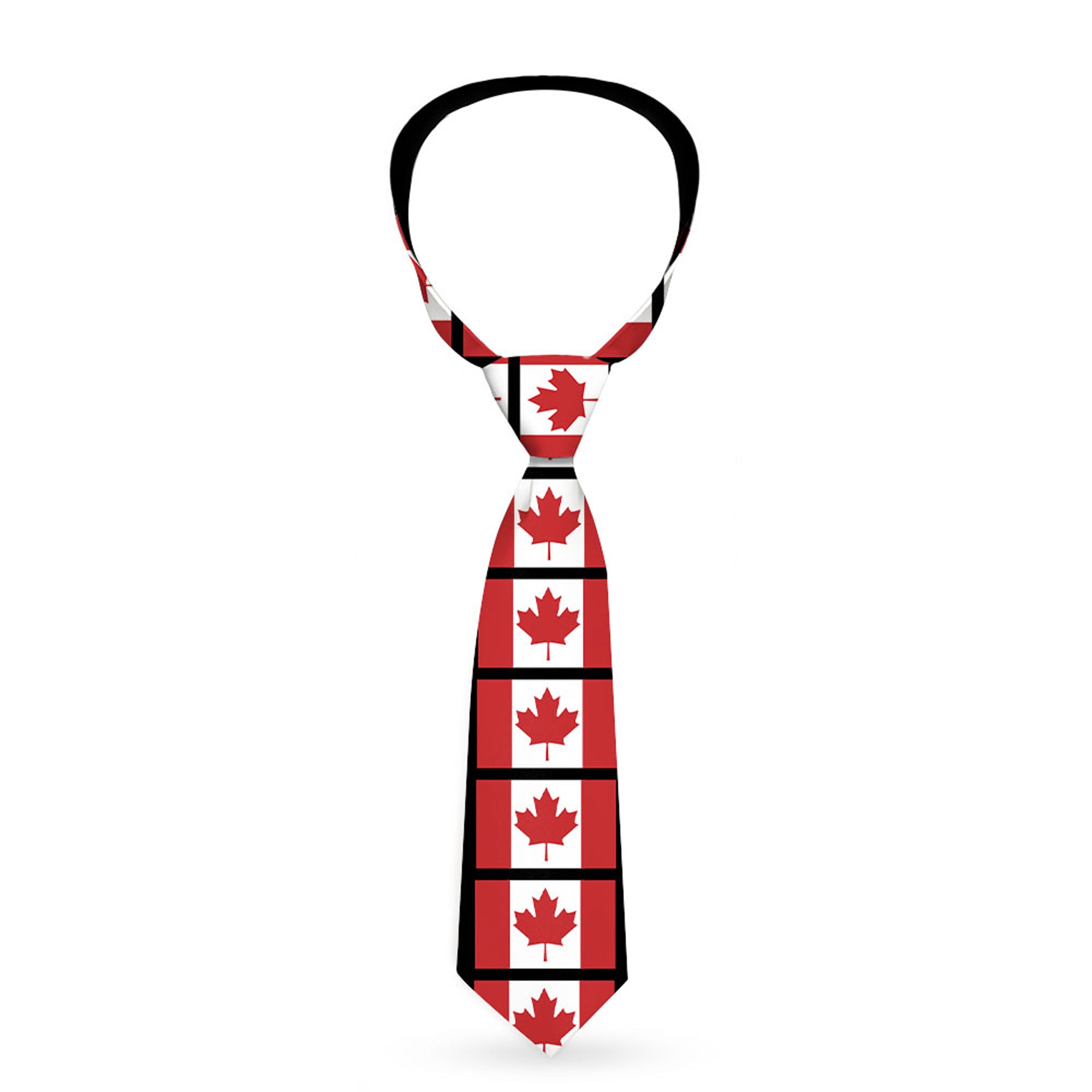 Buckle-Down Necktie - Canada Flags Neckties Buckle-Down