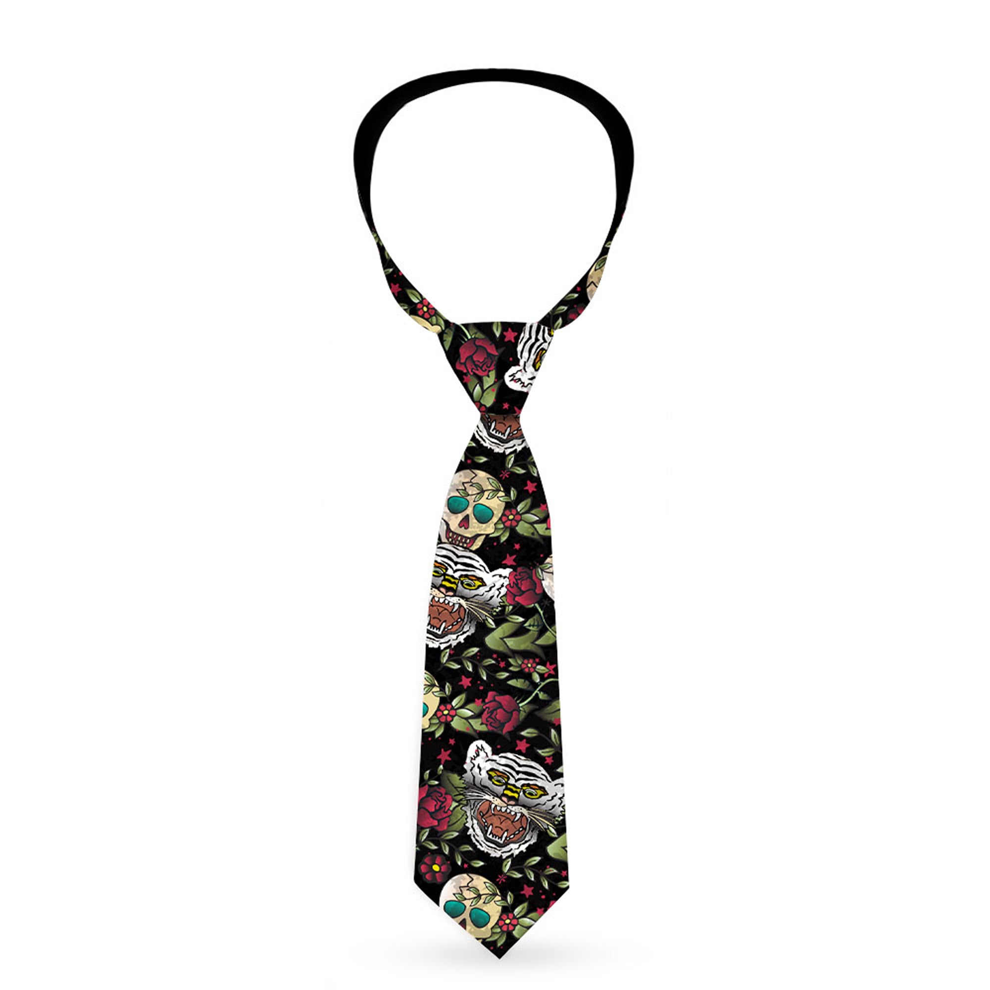 Buckle-Down Necktie - Death Before Dishonor C/U Black Neckties Buckle-Down