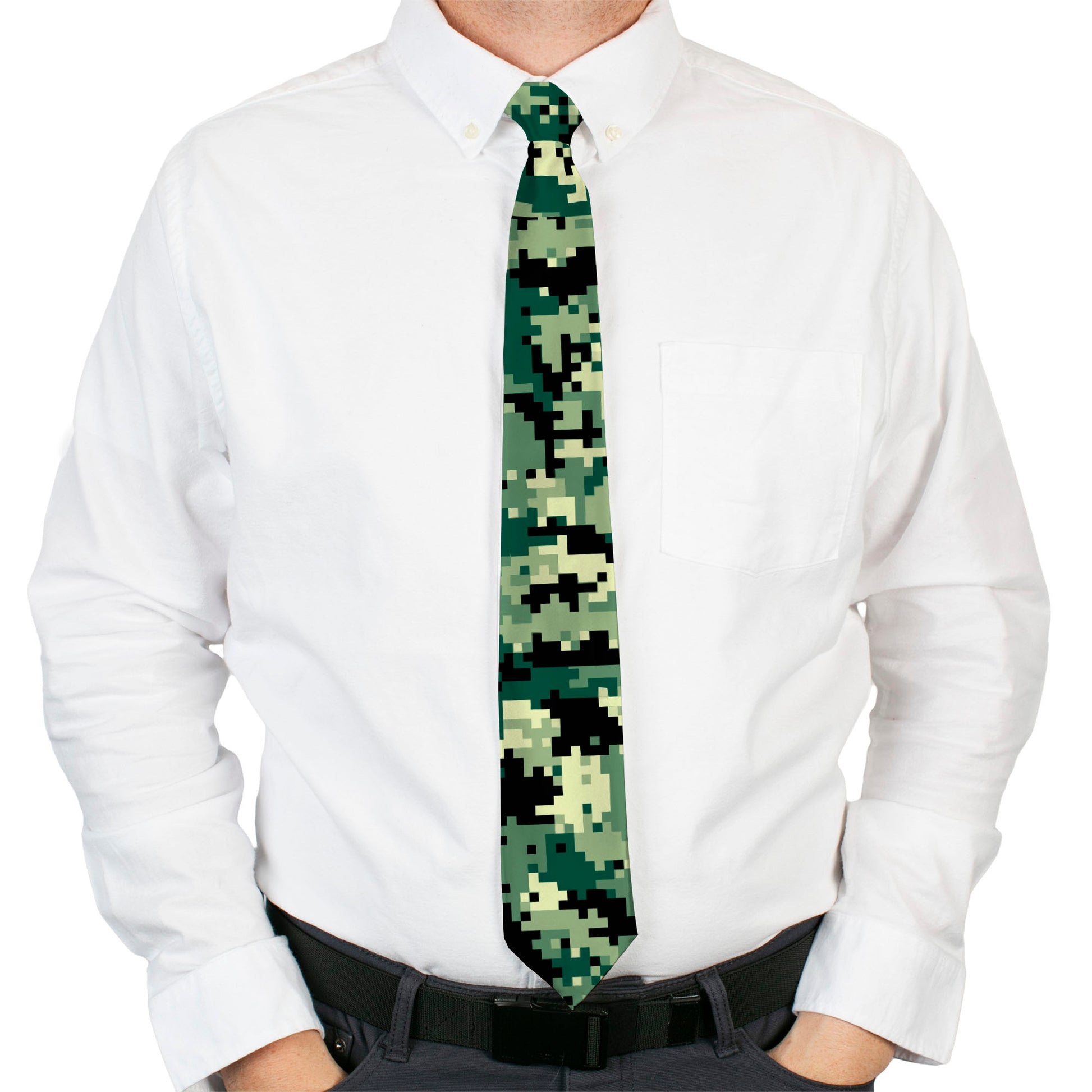 Buckle-Down Necktie - Digital Camo Neckties Buckle-Down