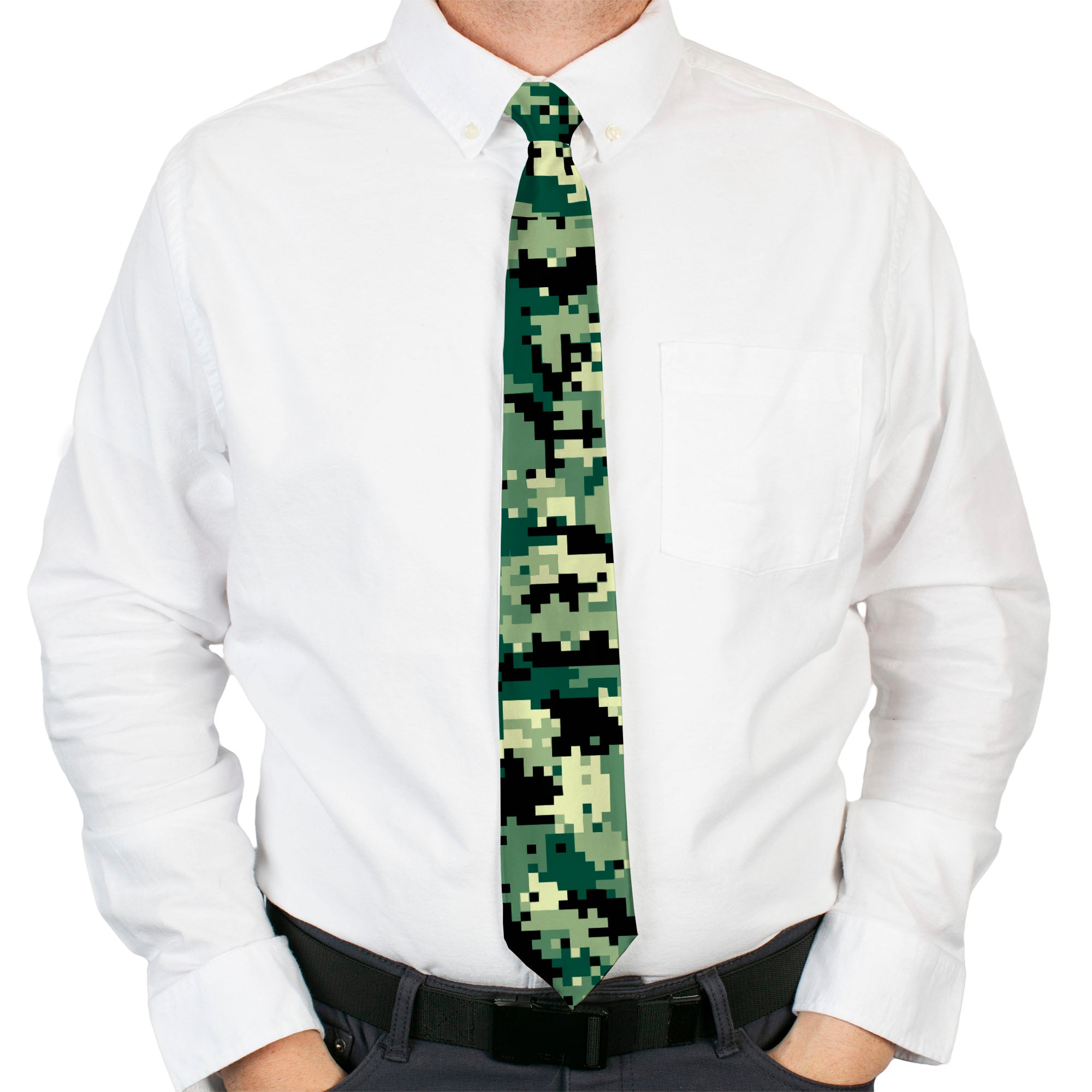 Buckle-Down Necktie - Digital Camo Neckties Buckle-Down
