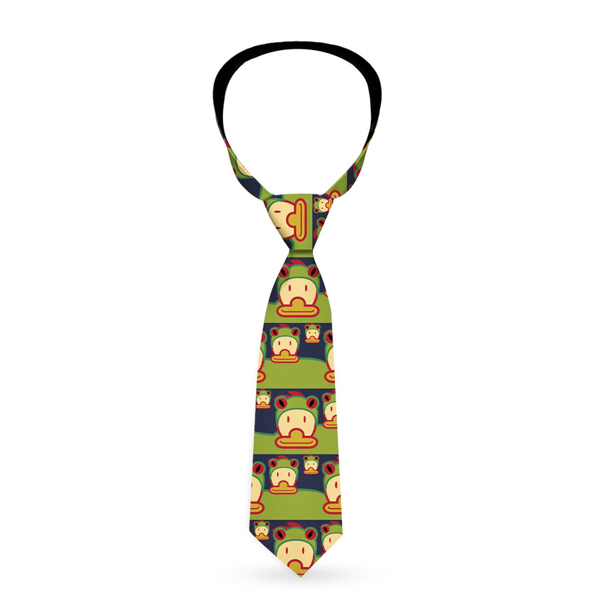 Buckle-Down Necktie - Duck w/Frog Hat Neckties Buckle-Down
