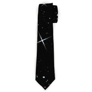 Buckle-Down Necktie - Deep Space Black/White Neckties Buckle-Down