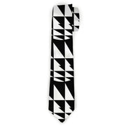 Buckle-Down Necktie - Eighties 8 Black/White Neckties Buckle-Down