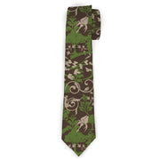 Buckle-Down Necktie - Earthy Brown/Green Neckties Buckle-Down