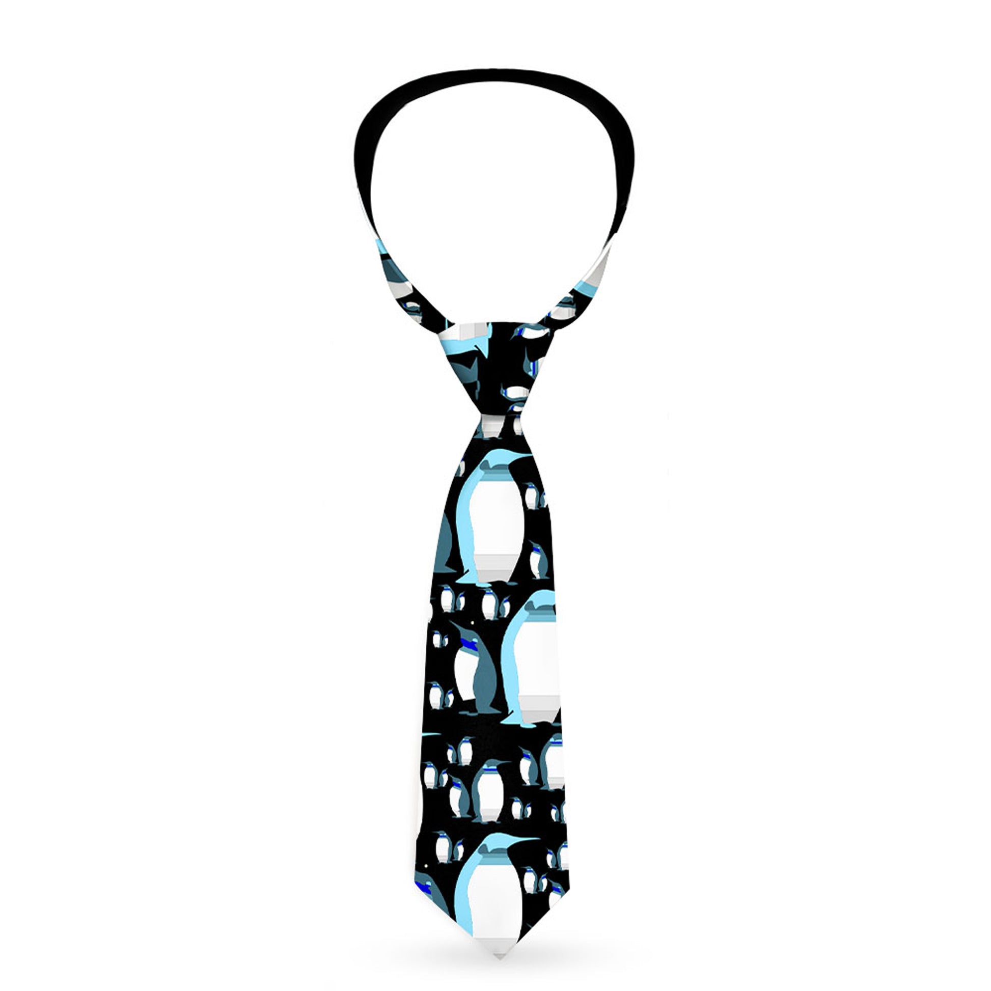 Buckle-Down Necktie - Emperor Penguins Gray/Blues Neckties Buckle-Down