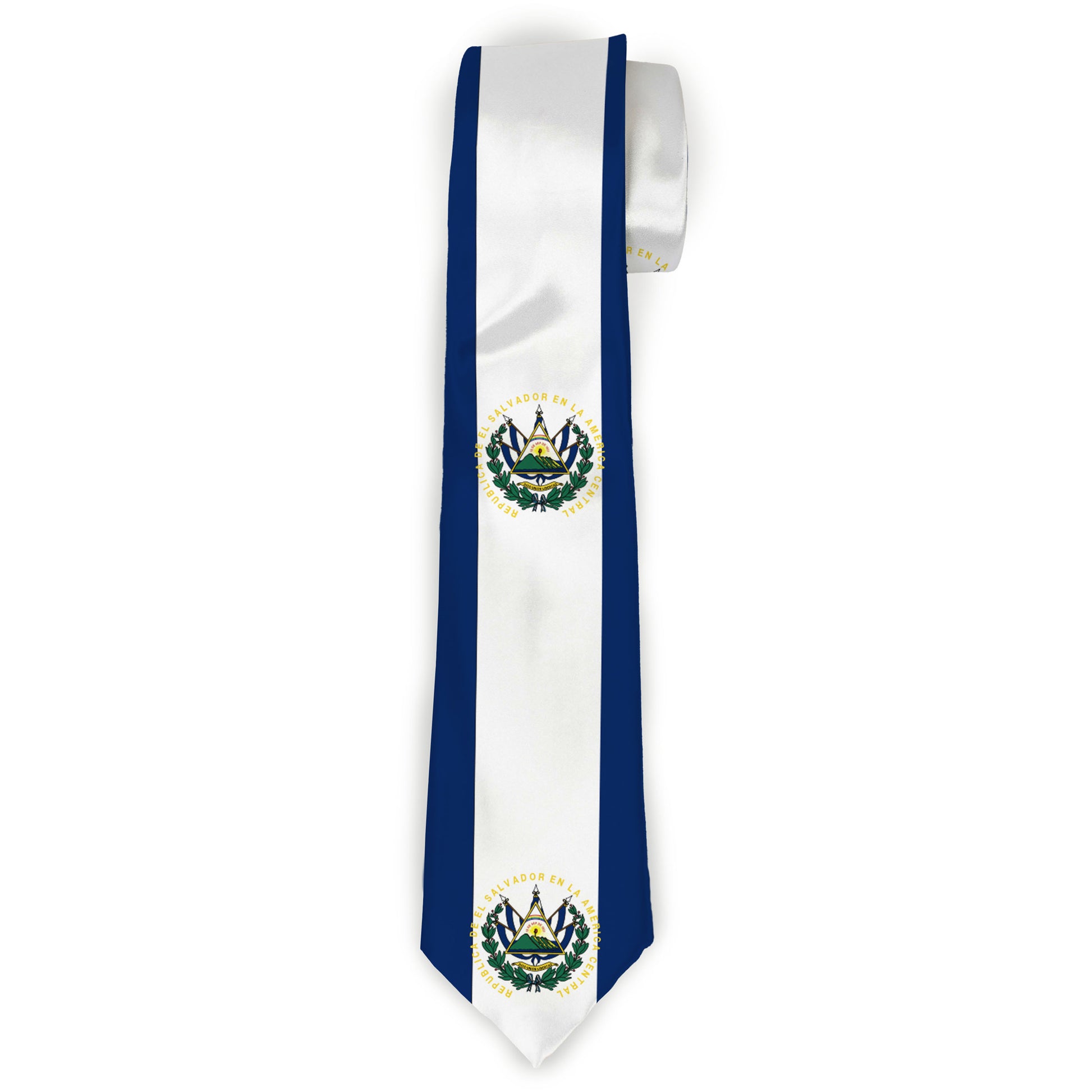 Buckle-Down Necktie - El Salvador Flag Neckties Buckle-Down