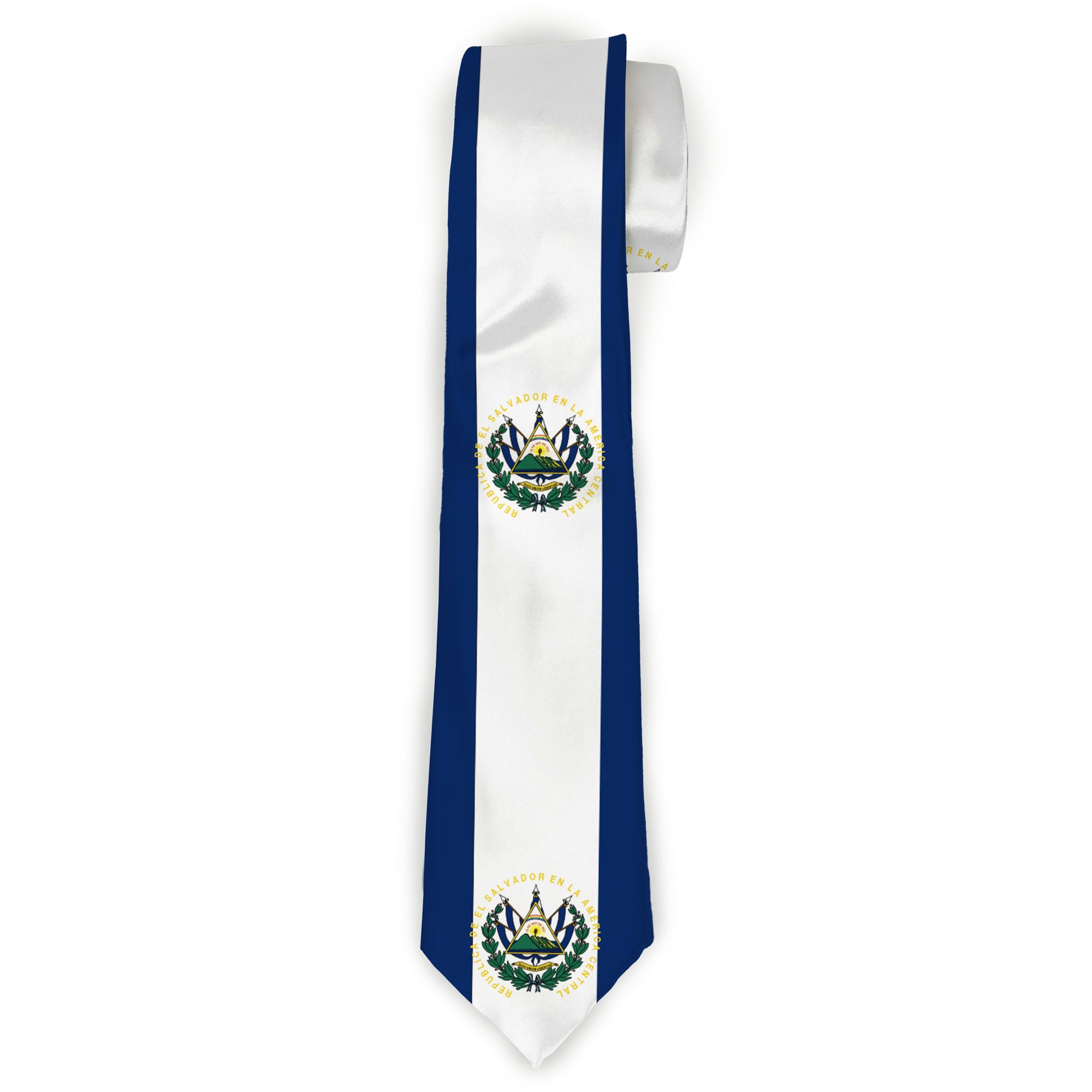 Buckle-Down Necktie - El Salvador Flag Neckties Buckle-Down