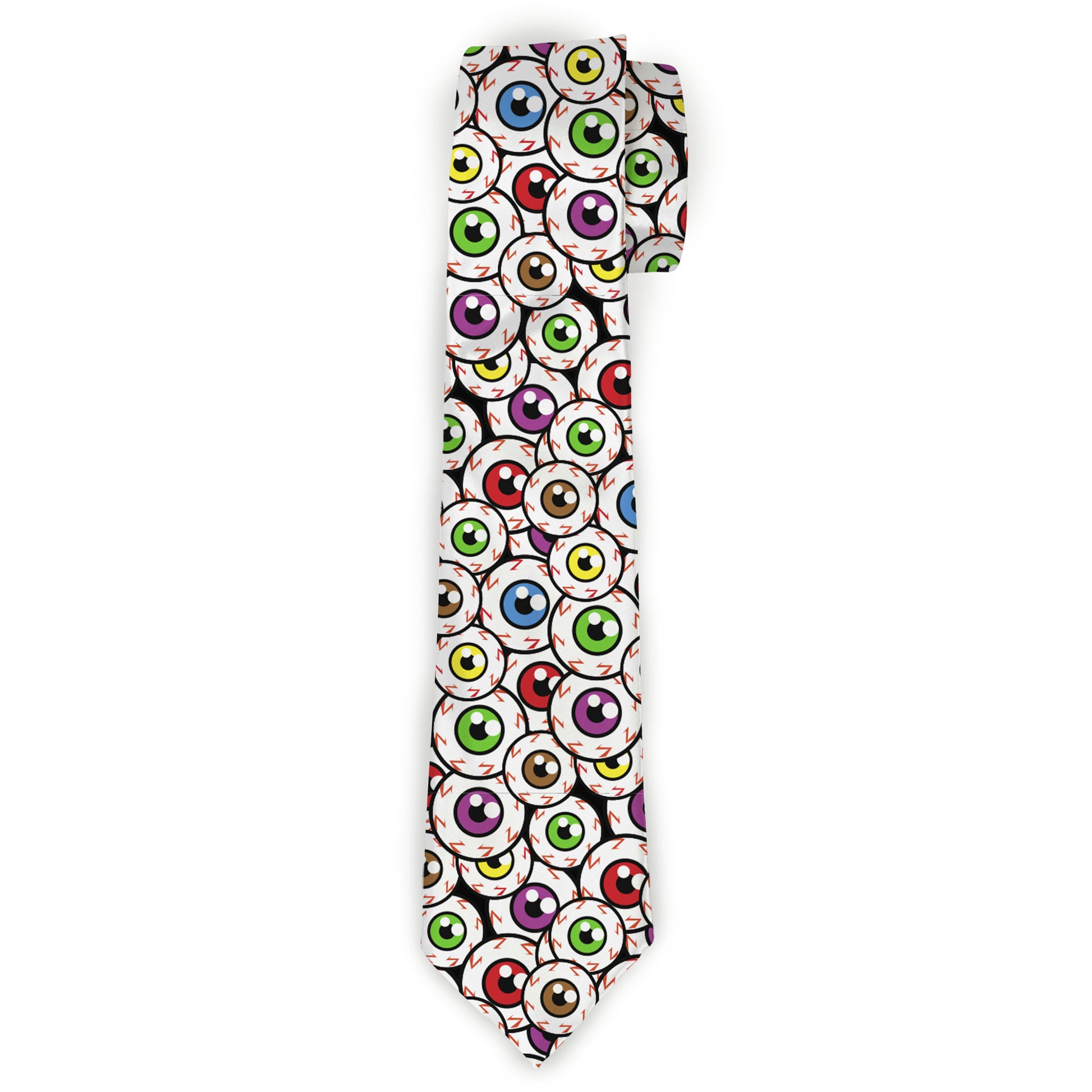 Buckle-Down Necktie - Eyeballs Stacked Neckties Buckle-Down