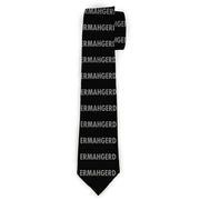 Buckle-Down Necktie - ERMAHGERD! Black/Gray Neckties Buckle-Down