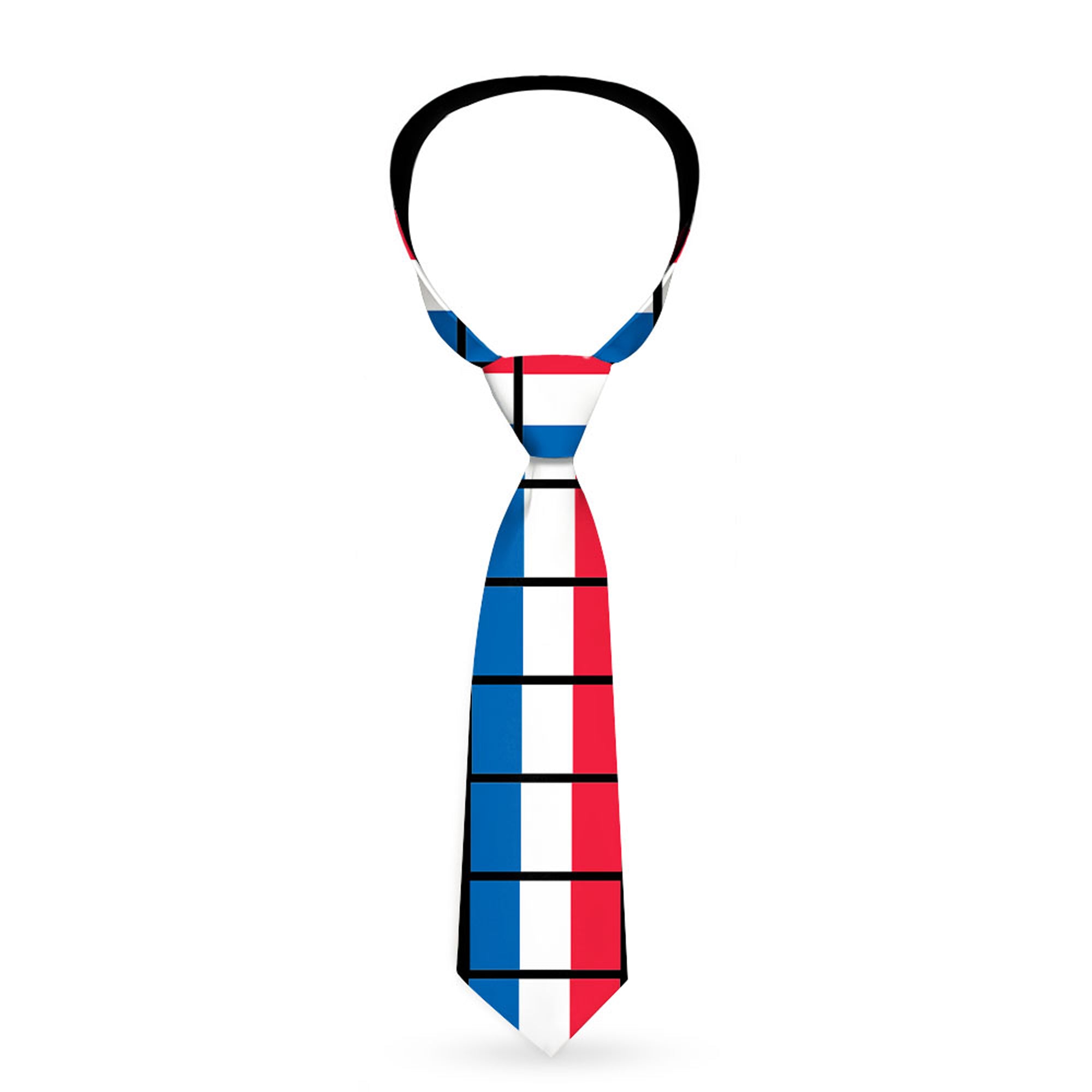 Buckle-Down Necktie - France Flags Neckties Buckle-Down