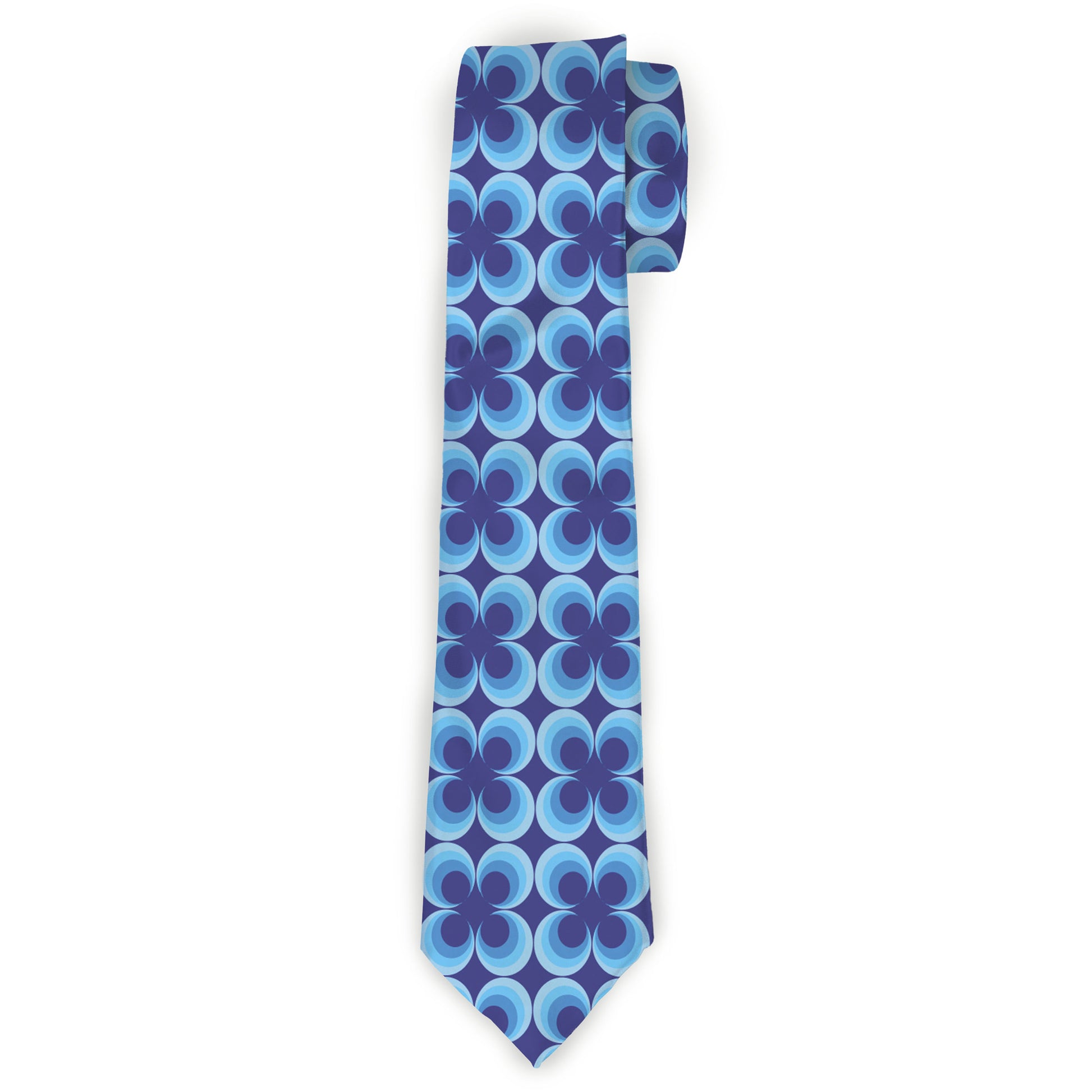 Buckle-Down Necktie - Four Dot Gradient Royal/Blues Neckties Buckle-Down