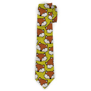 Buckle-Down Necktie - Fox Face Scattered Warm Olive2 Neckties Buckle-Down