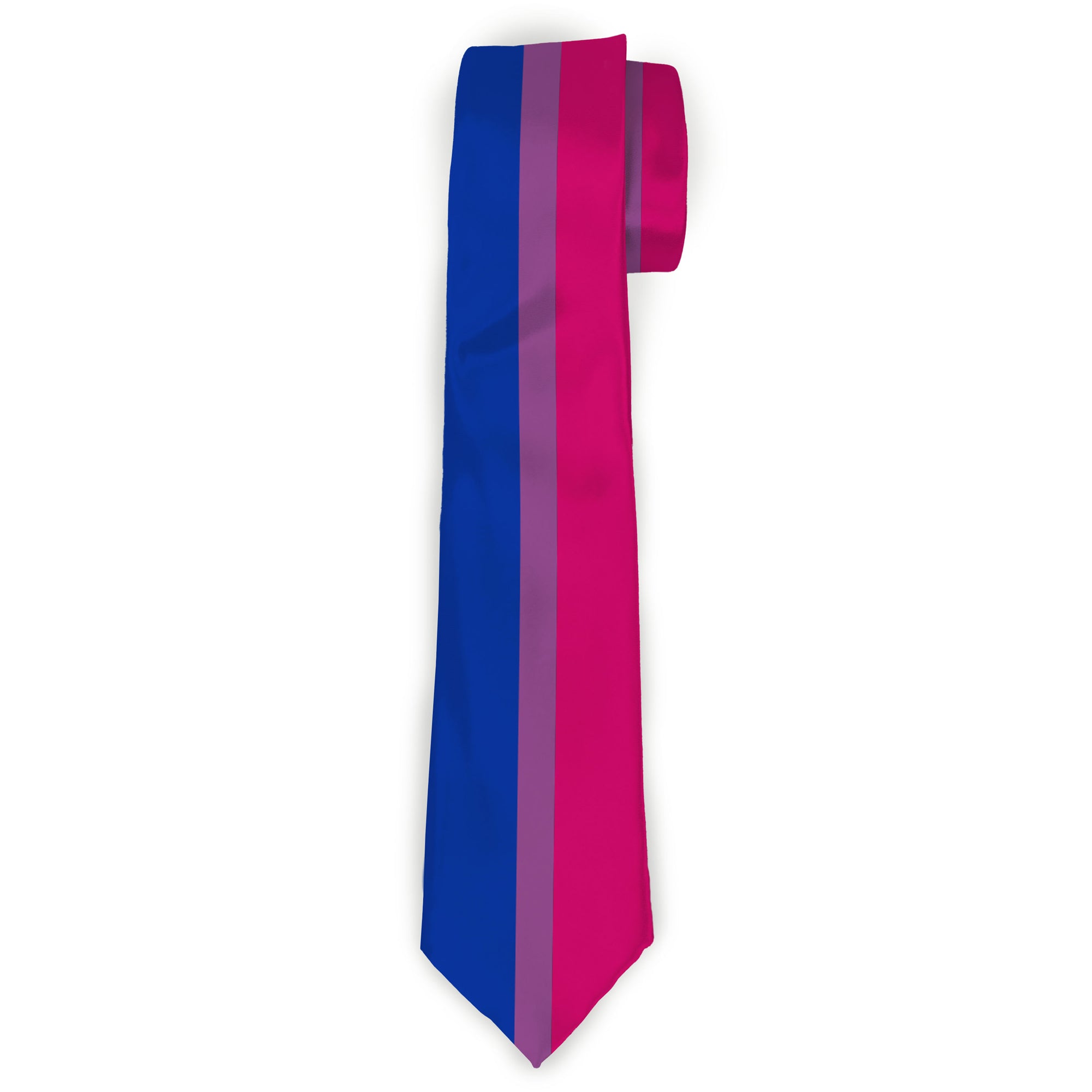 Buckle-Down Necktie - Flag Bisexual Pink/Purple/Blue Neckties Buckle-Down