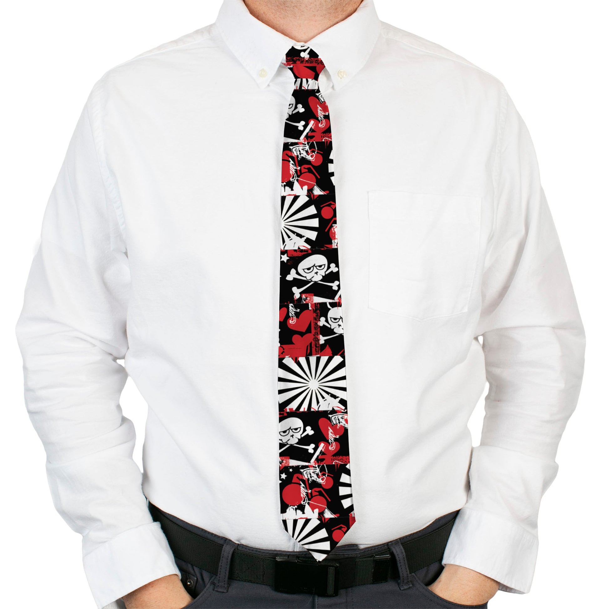 Buckle-Down Necktie - Graffiti Women's Neckties Buckle-Down