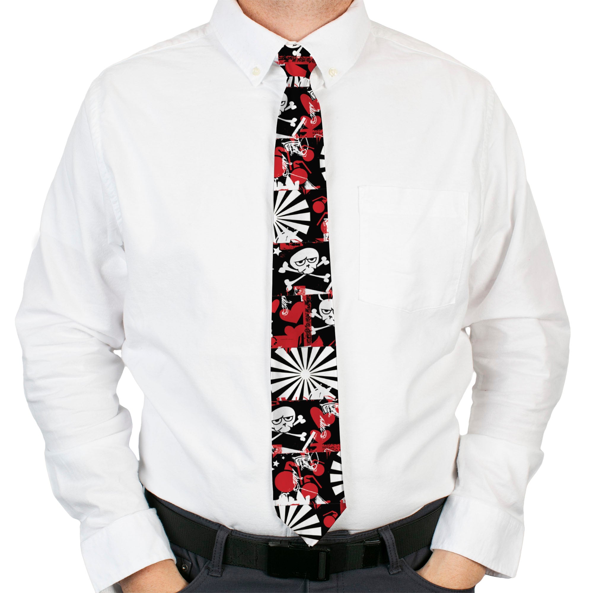 Buckle-Down Necktie - Graffiti Women's Neckties Buckle-Down