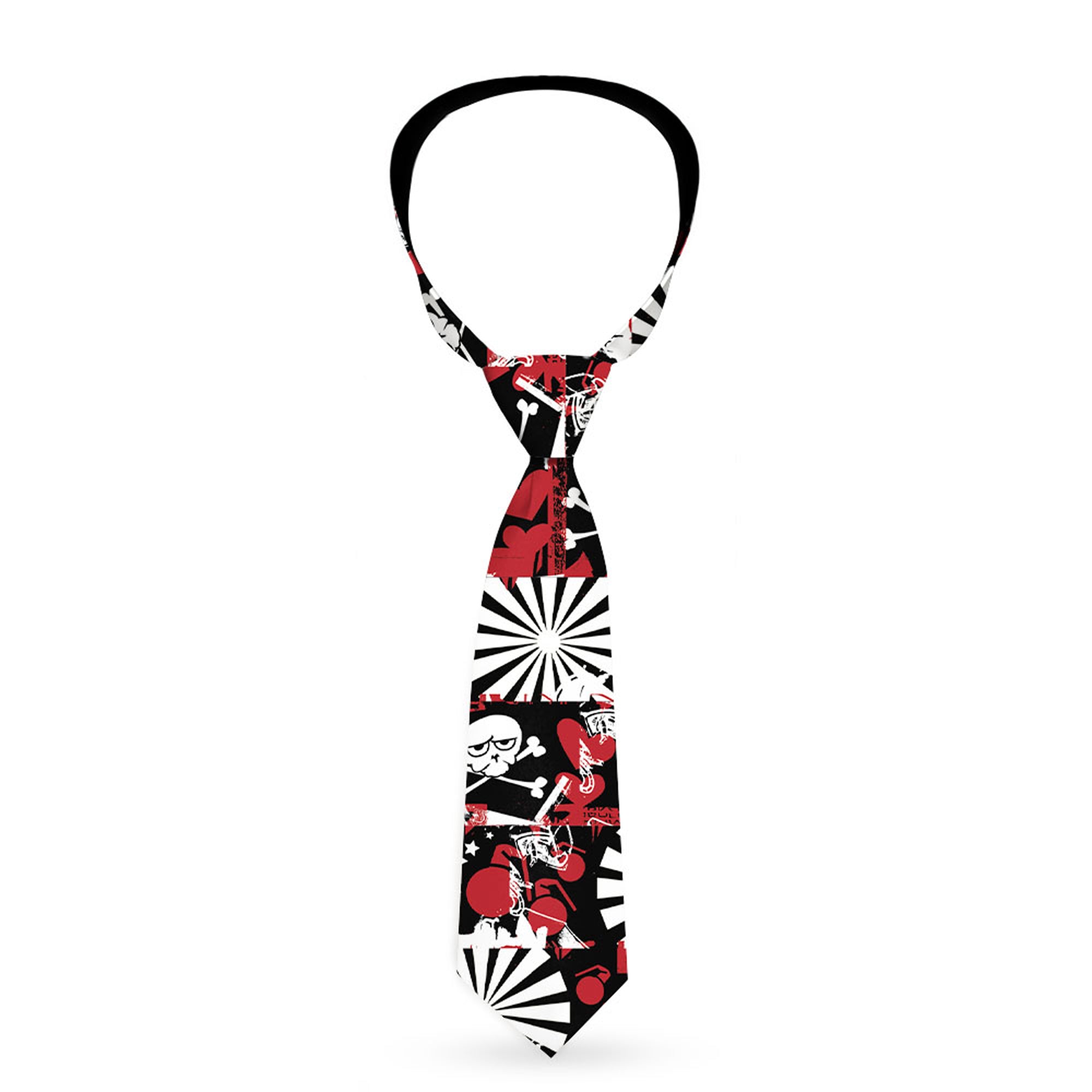 Buckle-Down Necktie - Graffiti Women's Neckties Buckle-Down