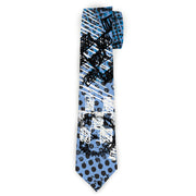 Buckle-Down Necktie - Grunge Gears Blue Neckties Buckle-Down