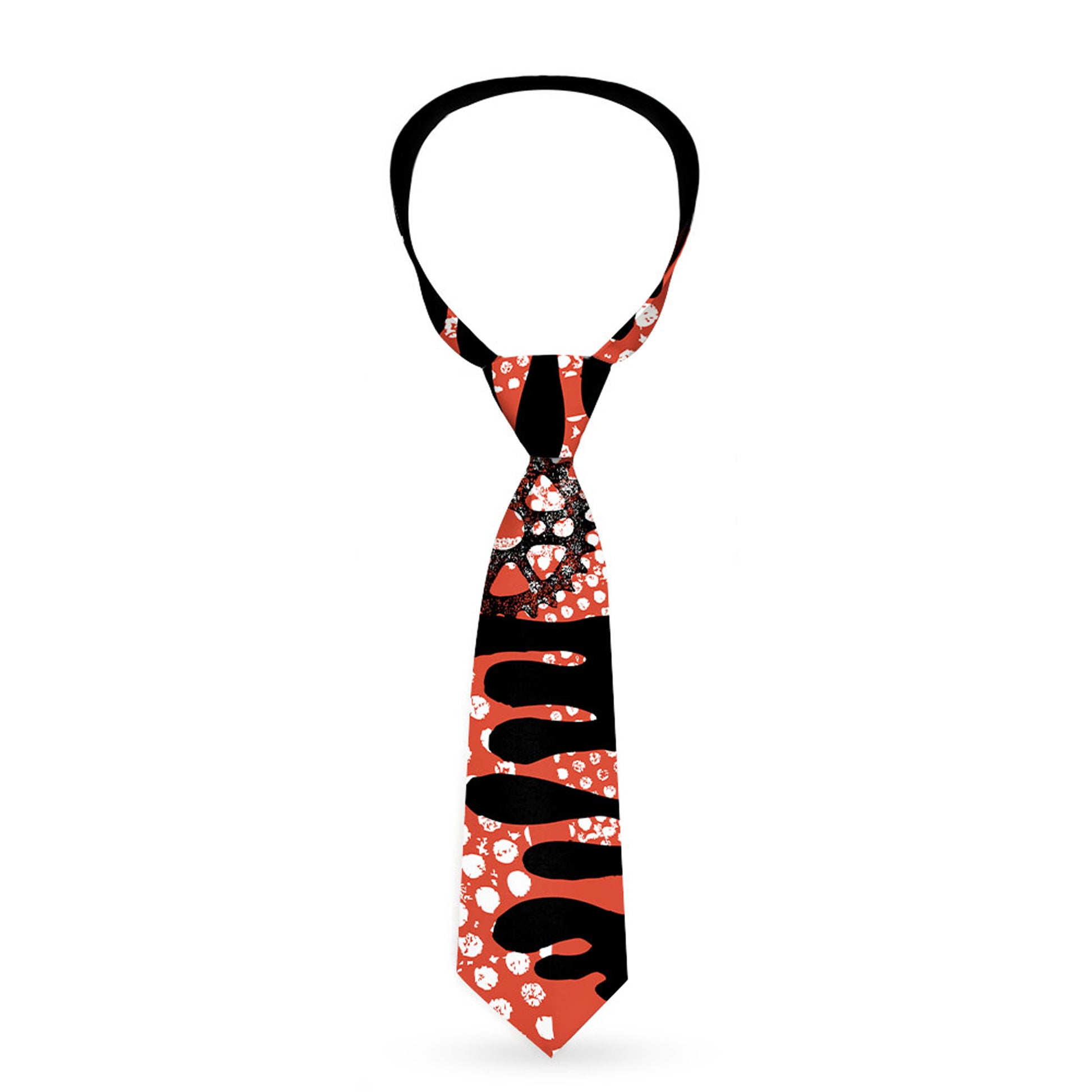 Buckle-Down Necktie - Grunge Gears Orange Neckties Buckle-Down