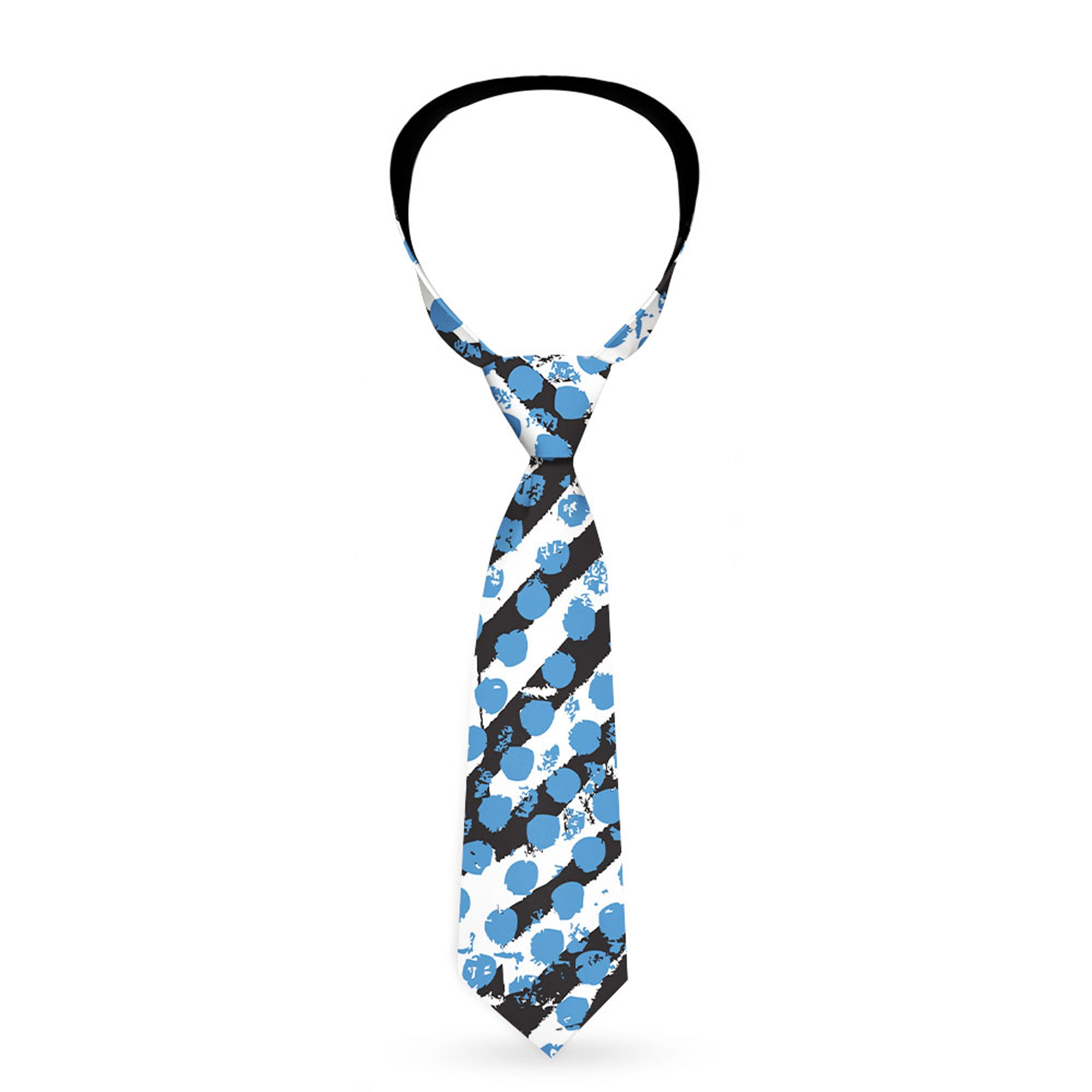Buckle-Down Necktie - Grunge Tread Blue Neckties Buckle-Down