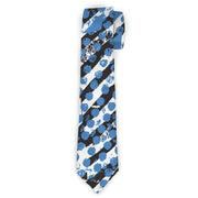 Buckle-Down Necktie - Grunge Tread Blue Neckties Buckle-Down