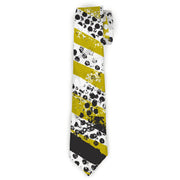 Buckle-Down Necktie - Grunge Tread Yellow Neckties Buckle-Down