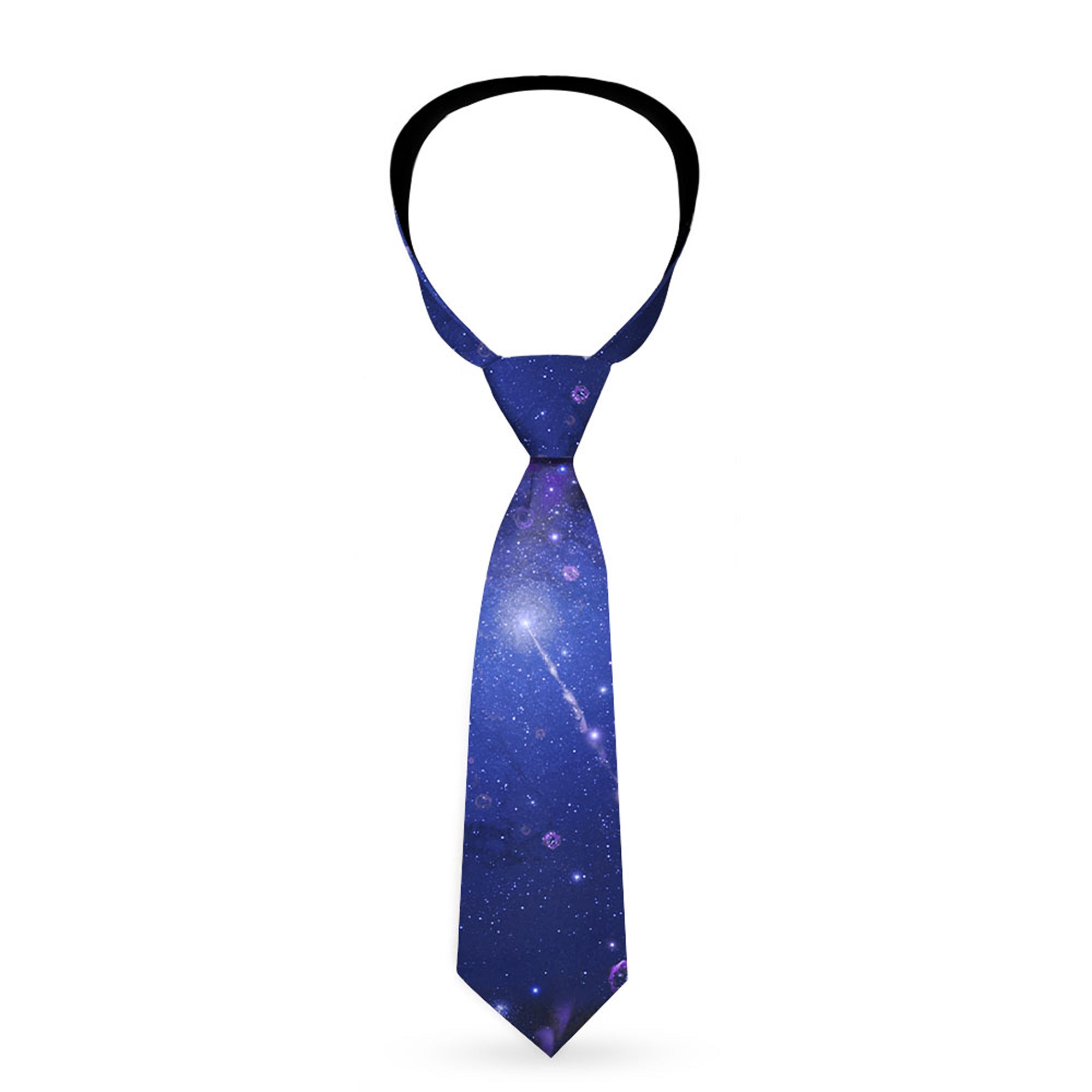 Necktie Standard - Galaxy Blues/Purples Neckties Buckle-Down