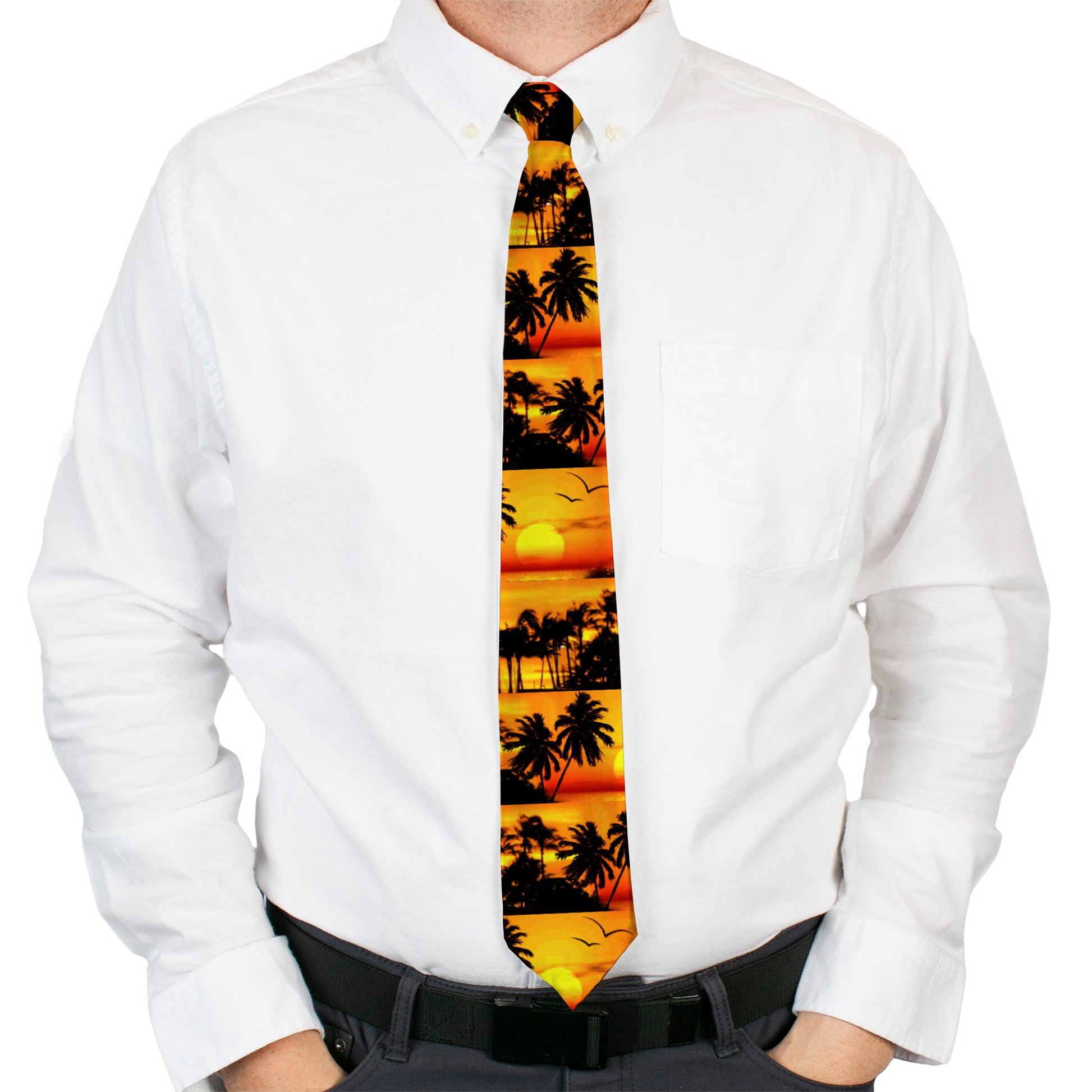 Buckle-Down Necktie - Golden Sunset Neckties Buckle-Down
