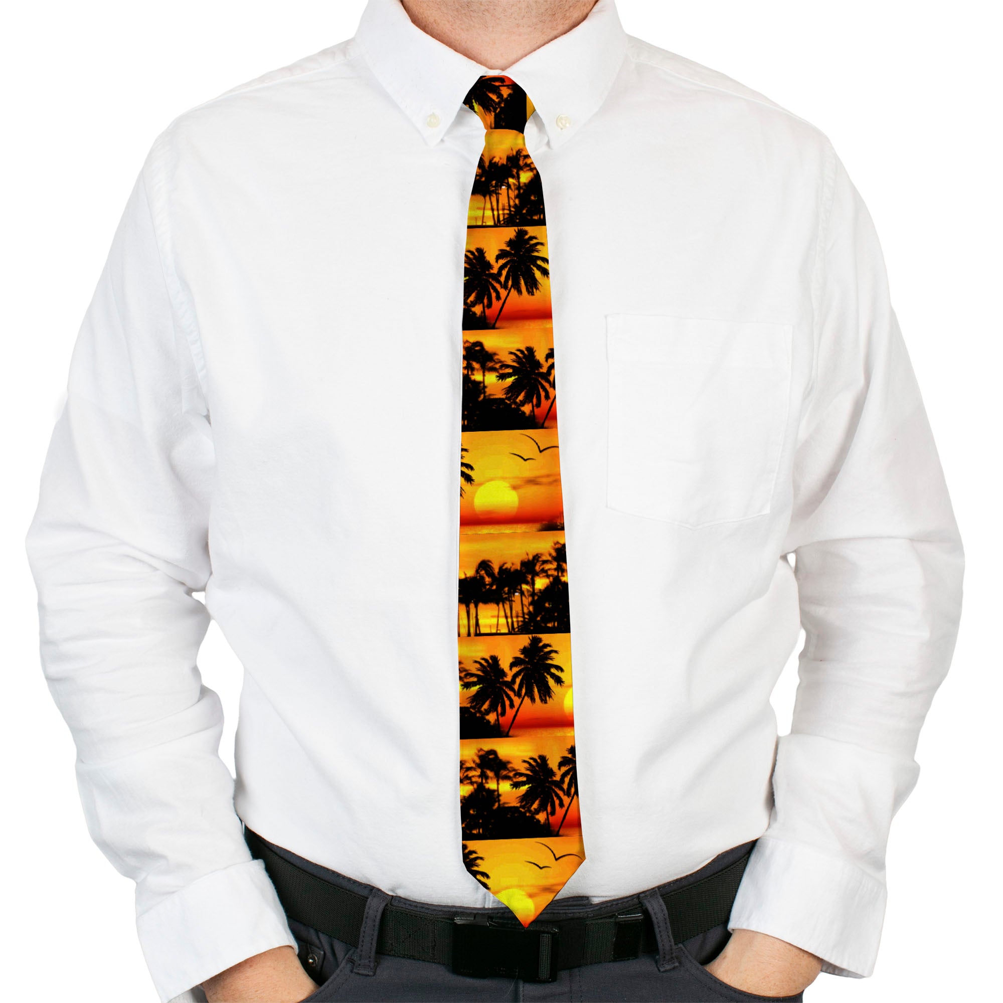Buckle-Down Necktie - Golden Sunset Neckties Buckle-Down