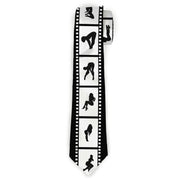 Buckle-Down Necktie - Girls Posing Film Strip White/Black Neckties Buckle-Down