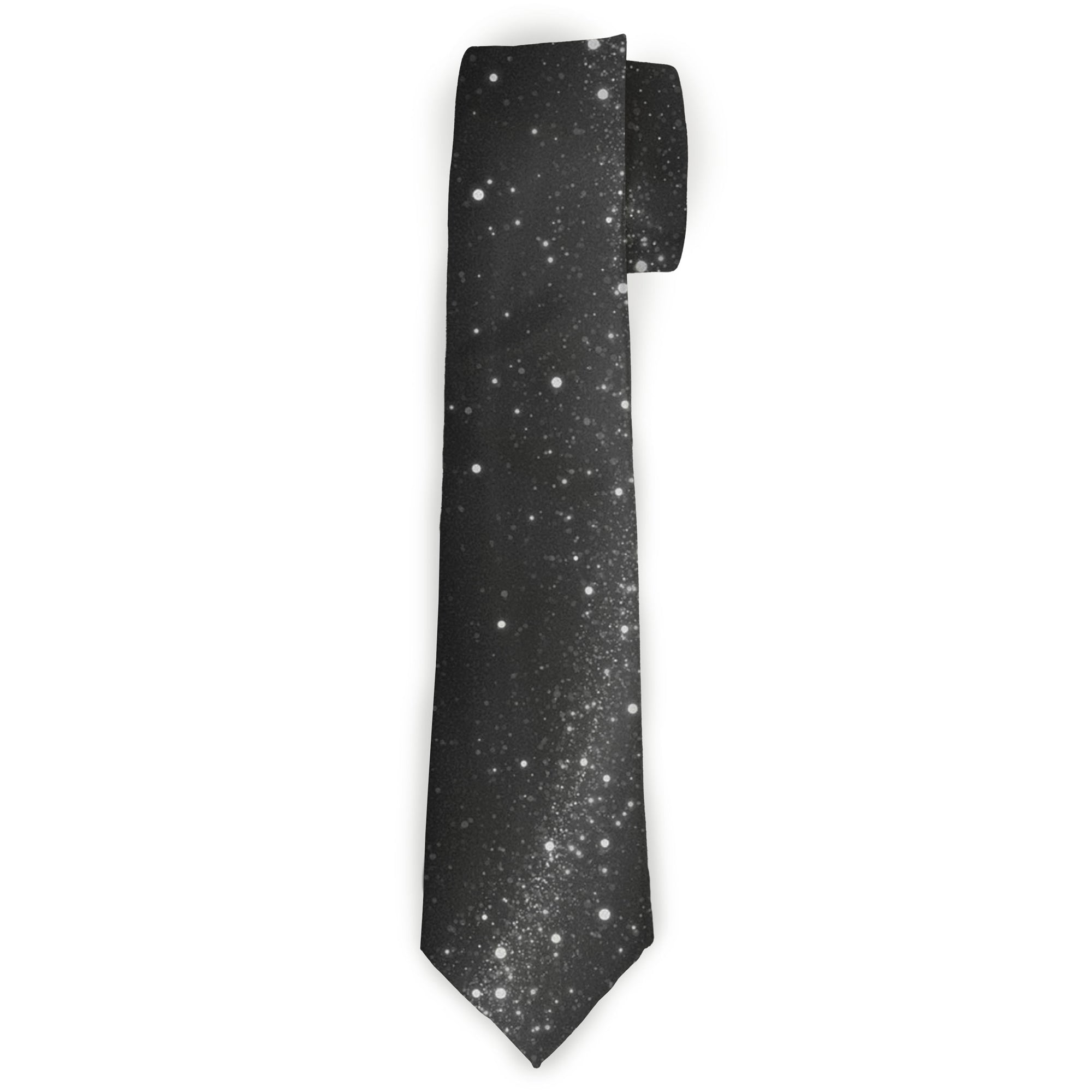 Necktie Standard - Galaxy Arch Black/Gray/White Neckties Buckle-Down