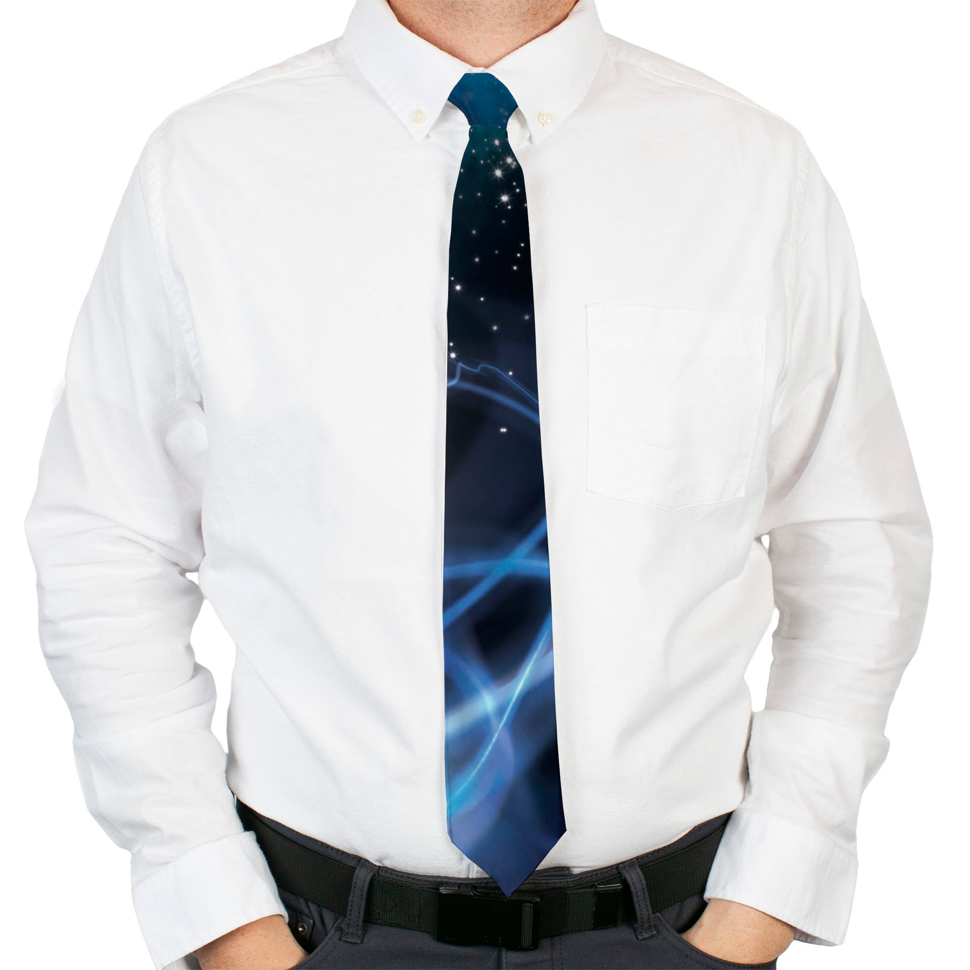 Necktie Standard - Galaxy Swirl/Shining Stars Neckties Buckle-Down