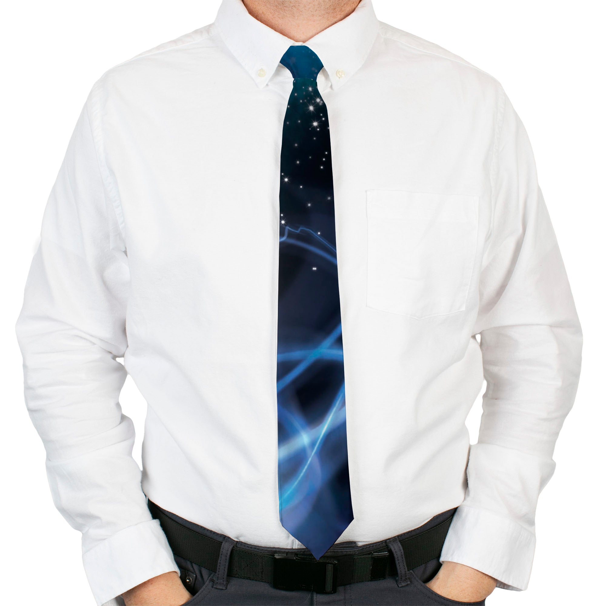 Necktie Standard - Galaxy Swirl/Shining Stars Neckties Buckle-Down