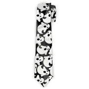 Buckle-Down Necktie - Ghosts Scattered Black/White Neckties Buckle-Down